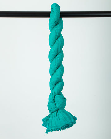 Green Colour Solid Stole