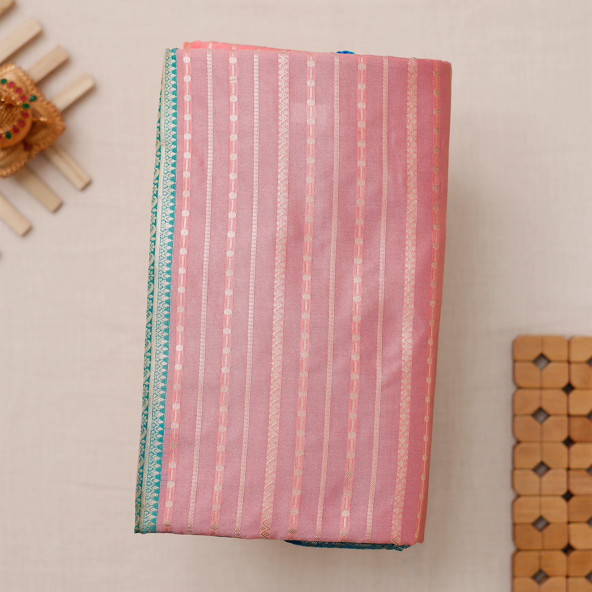 Pink Colour Soft Silk Saree
