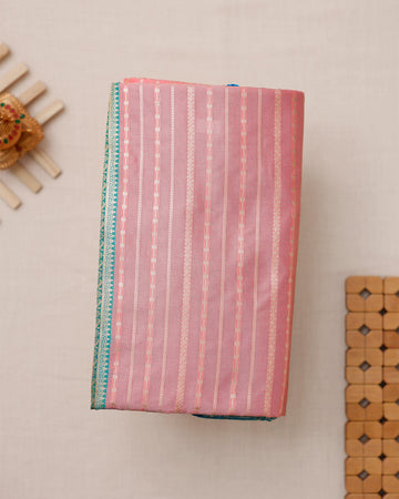 Pink Colour Soft Silk Saree