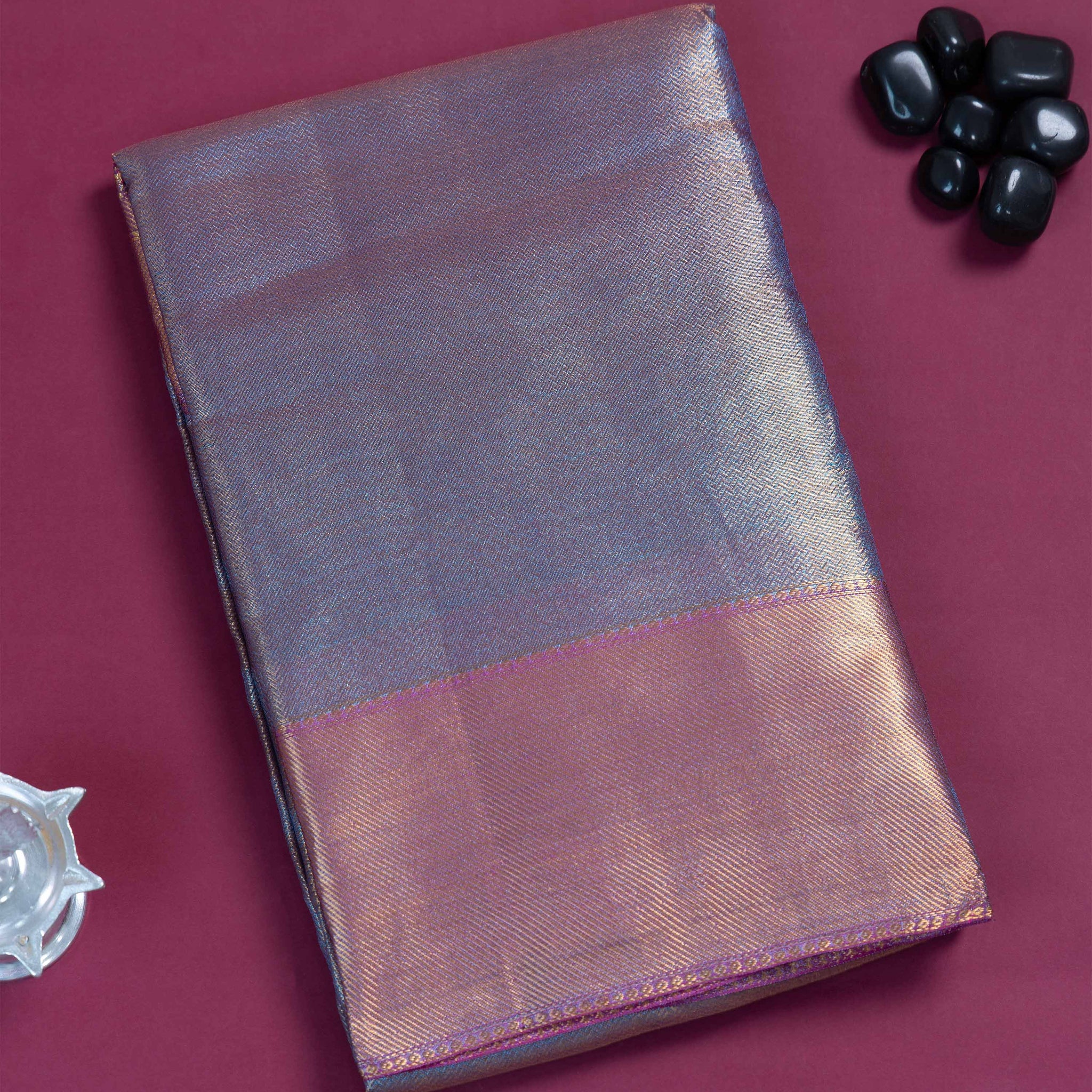 Double Shade Color Tissue Saree