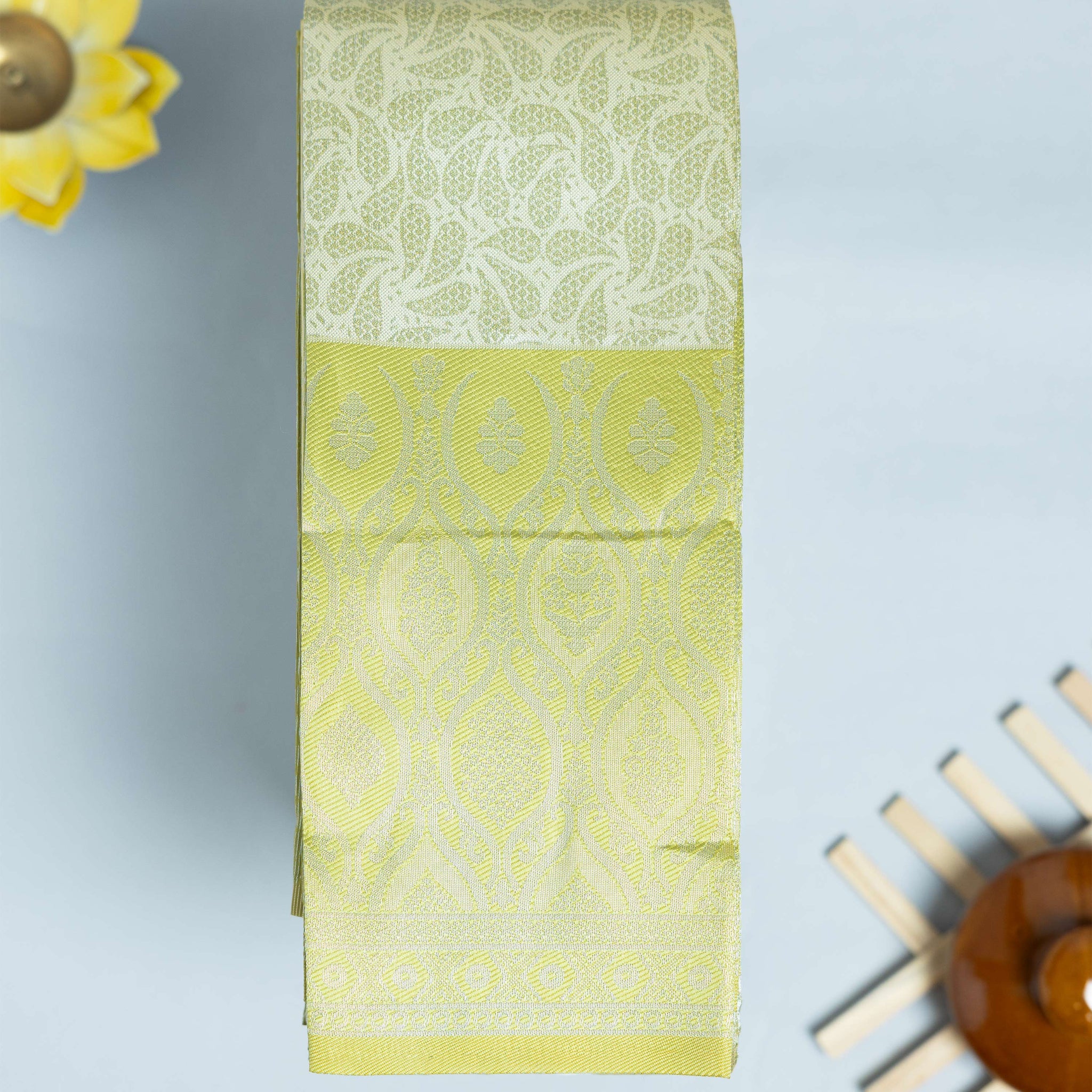 Cream Color Elampillai Silk Cotton Sarees