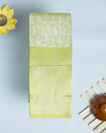 Cream Color Elampillai Silk Cotton Sarees