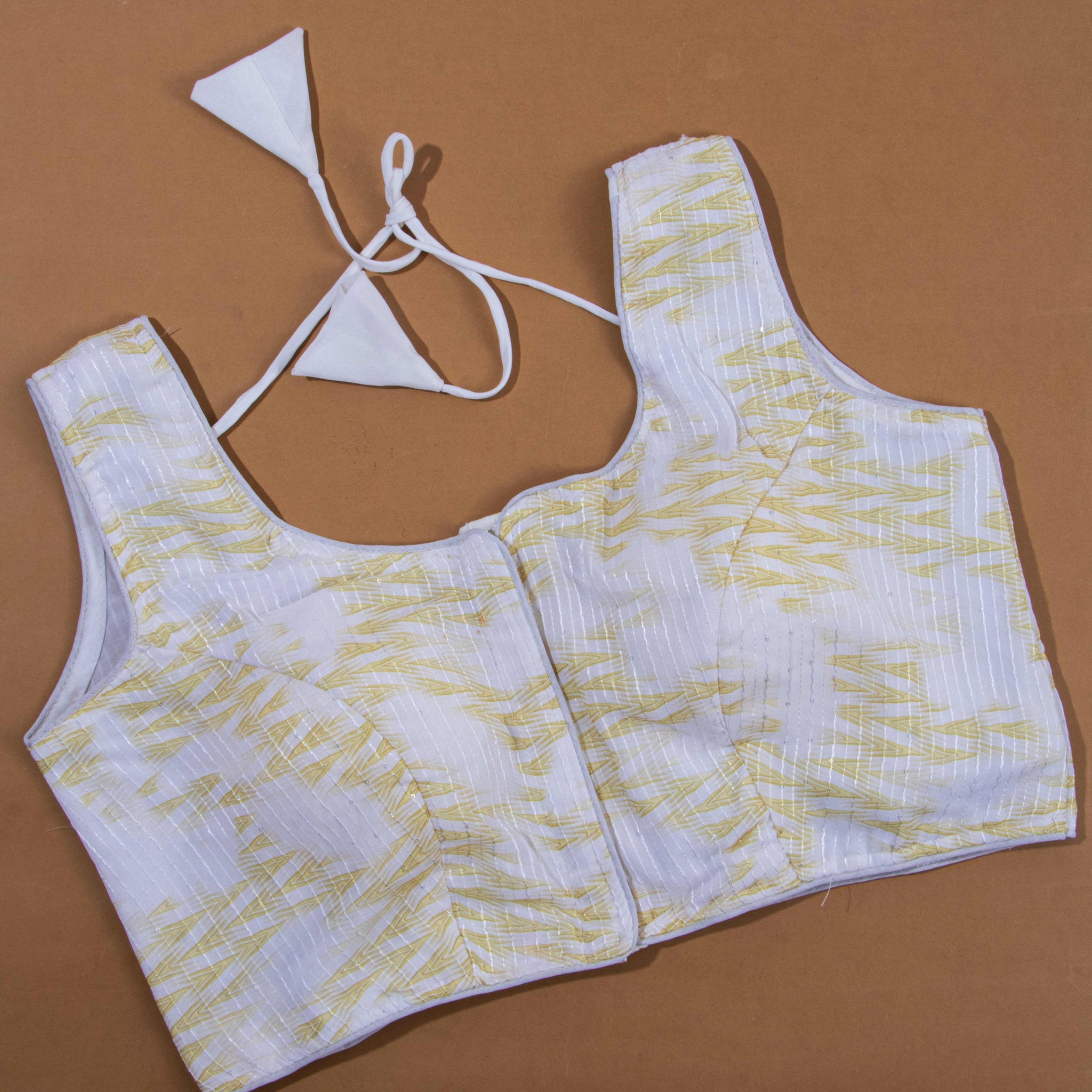 White Colour Readymade Blouse