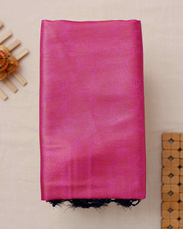 Pink Colour Soft Silk Saree
