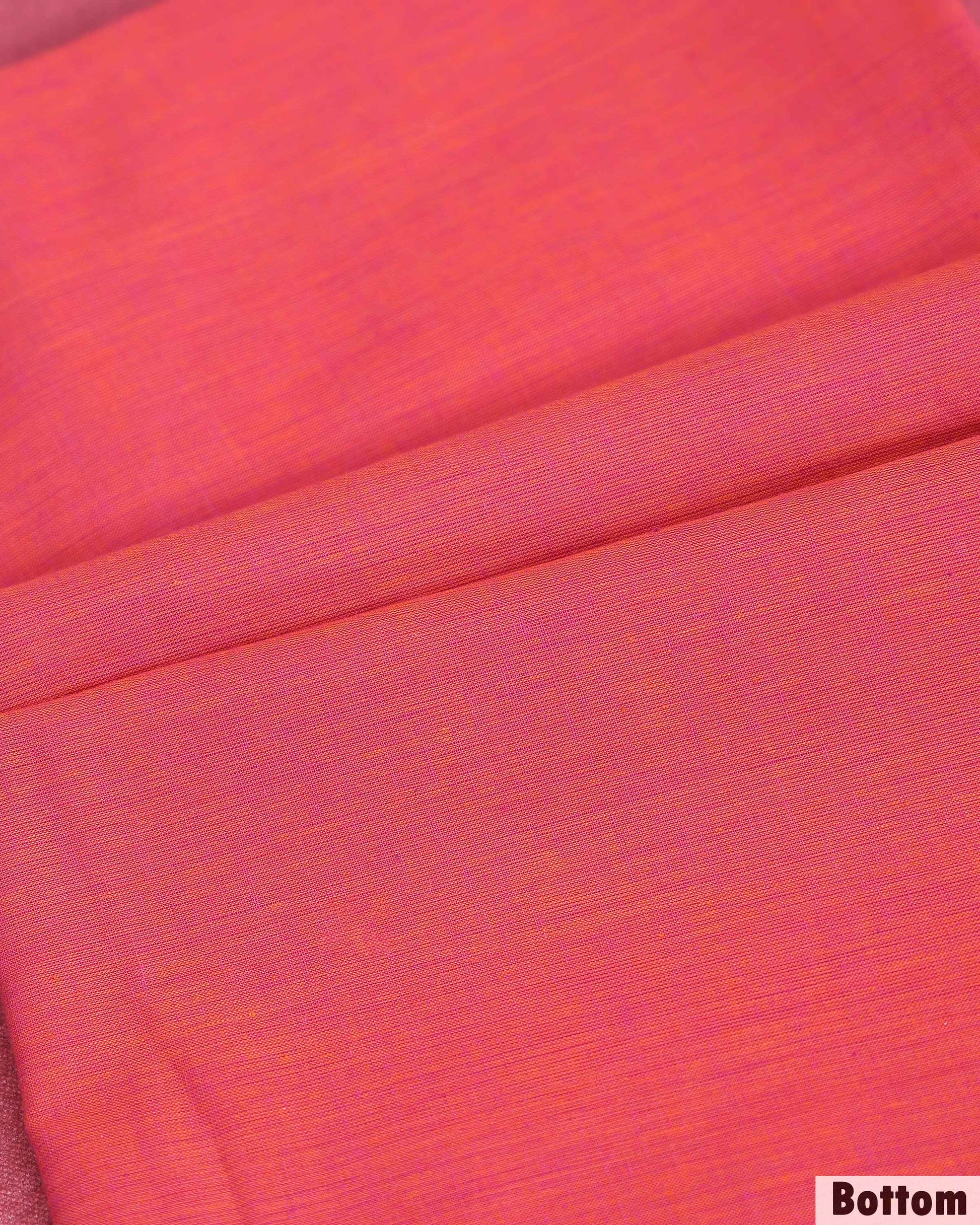 Elegant Women’s Salwar Suit Material Set Top 2.5 Mtr, Pant 2 Mtr & Dupatta 2.25 Mtr with Woven Border, Pink