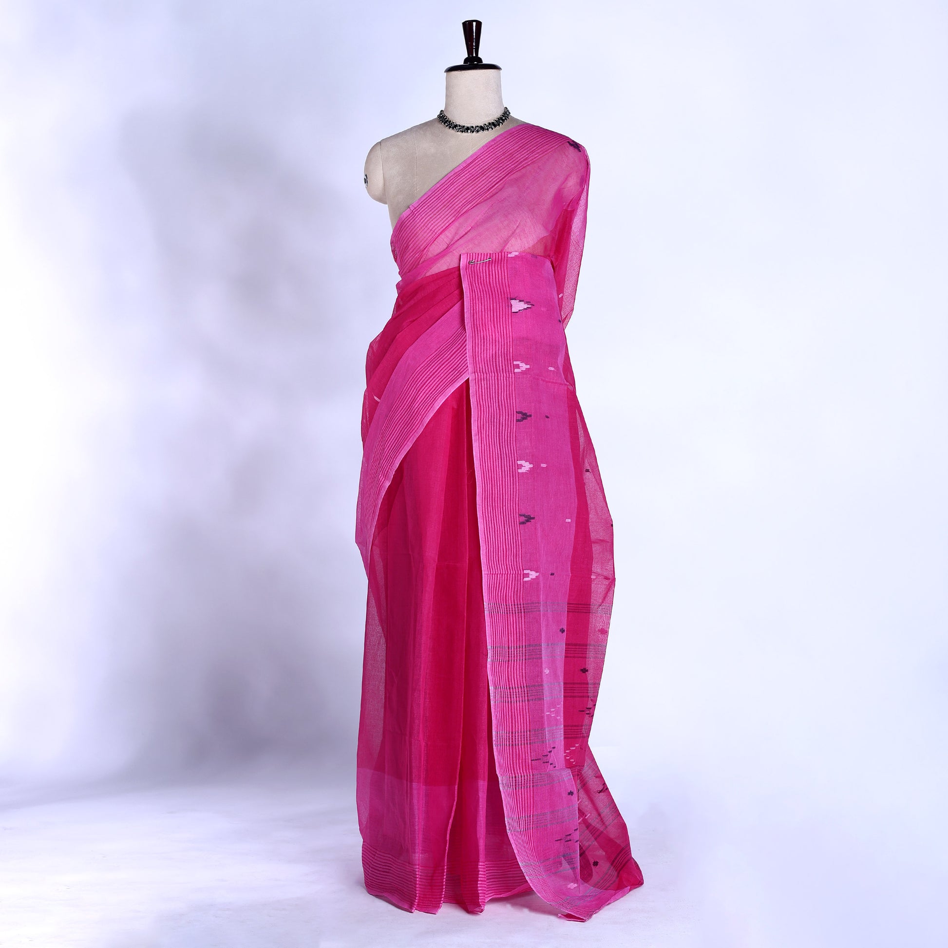 Bengal Cotton Saree For Women | Daily Office Wear Summer Collection | Jeyachandran - Full View