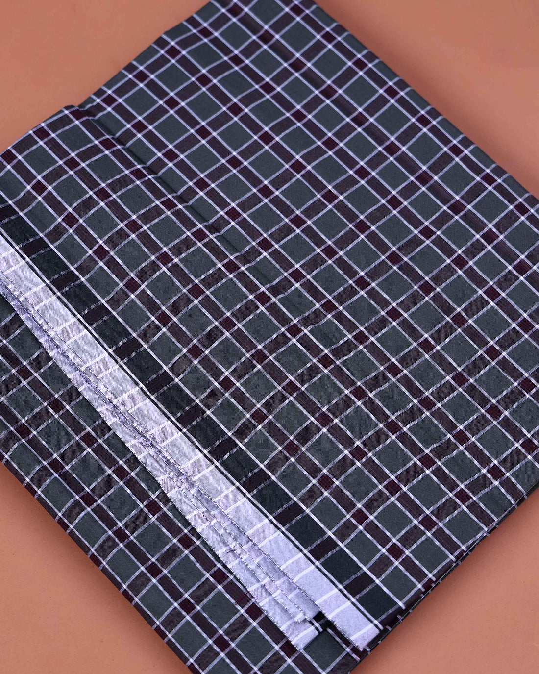 Nandu Brand Men's Premium Cotton Checked 2.20 Meter Stitched Lungi - Multi