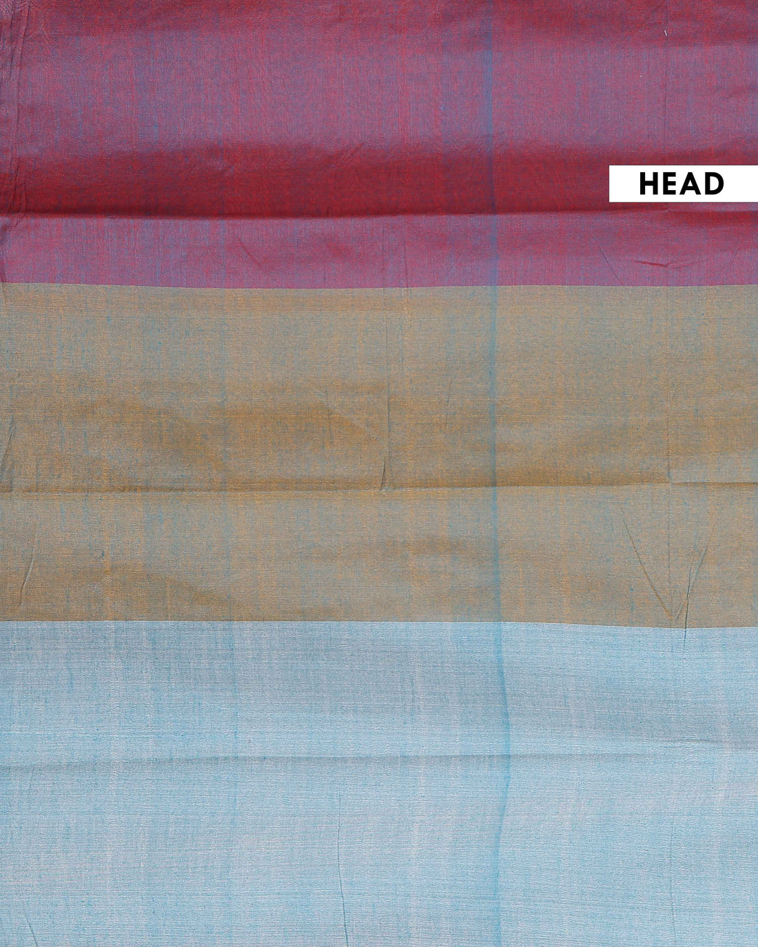 Handwoven Mul Mul Cotton Saree with Bold Striped Pattern and Tassel Detailing - Multi