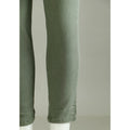 Shop Women Green Pencil Cut  Button Jeans
