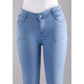 Shop Women Blue Pencil Cut Jeans Online
