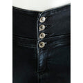 Shop Women Black Pencil Cut  Button Jeans
