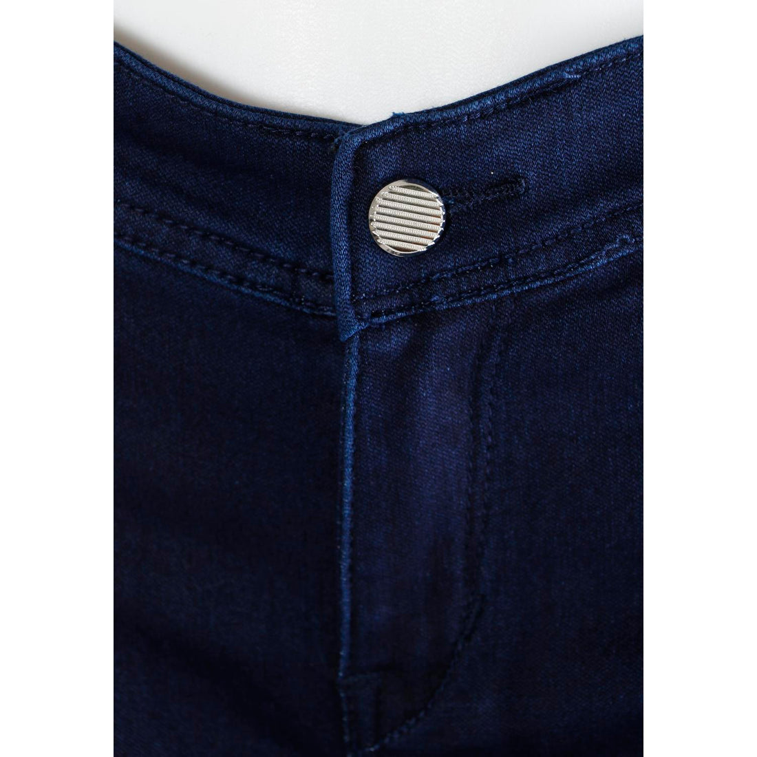 Women Navy Blue Pencil Cut Jeans
