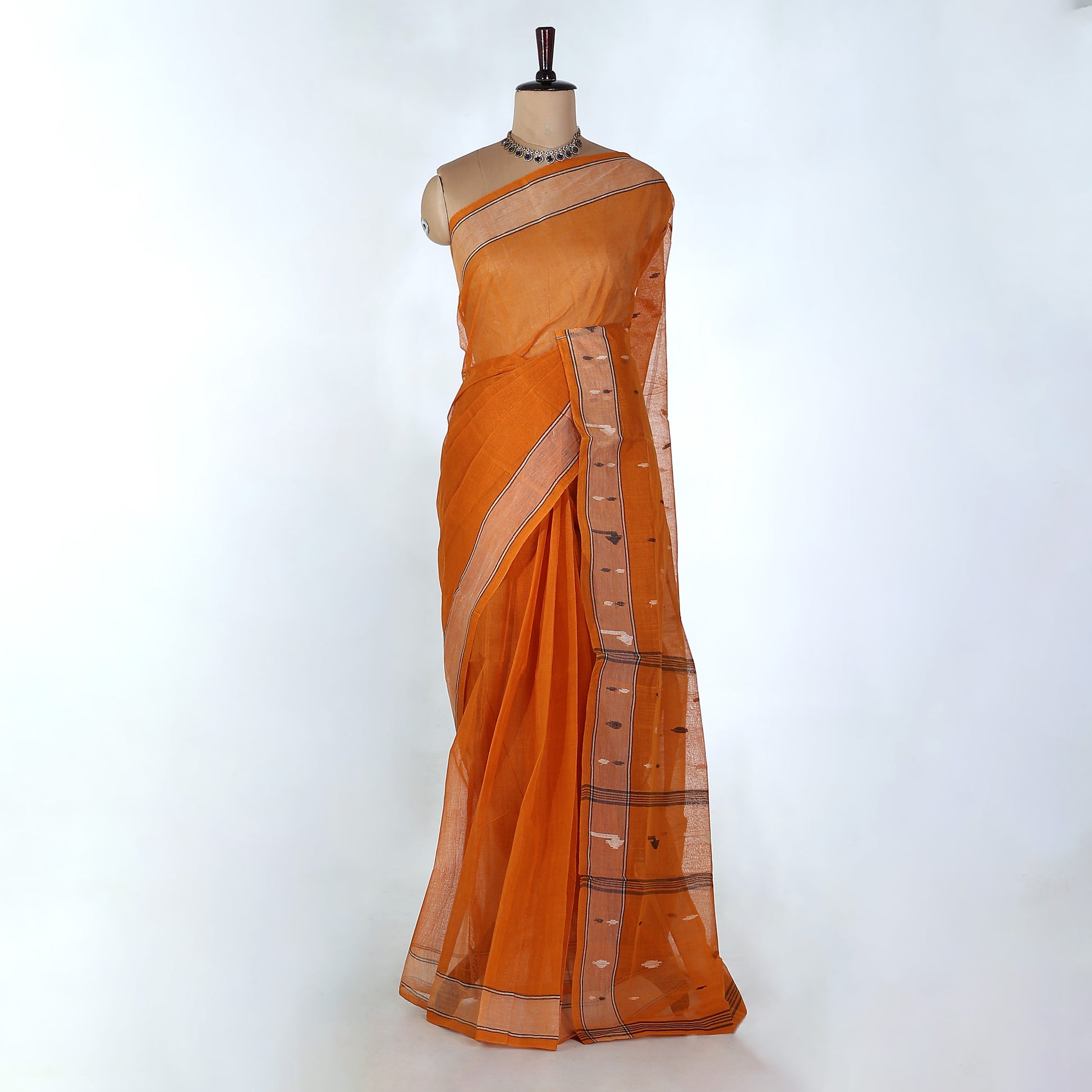 Bengal Cotton Saree For Women | Daily Office Wear Summer Collection | Jeyachandran - Full View
