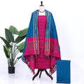 Pink Cotton Unstitched Salwar Material for Women | Ethnic Summer Collection | Jeyachandran - Full View