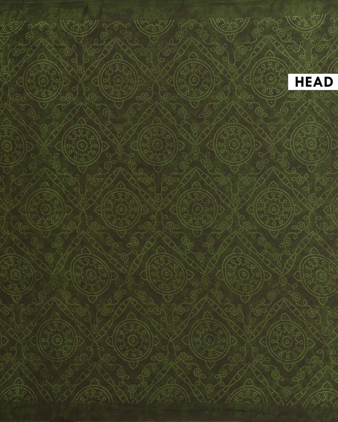 Elegant Lightweight Georgette Saree with Abstract Motif and Embellished Border - Green