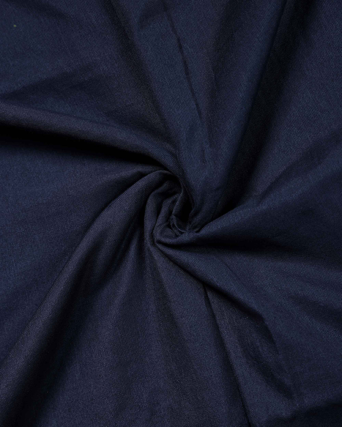 Handloom Traditional Khadi Cotton Saree with Woven Border and Contrast Printed Blouse Piece - Navy Blue