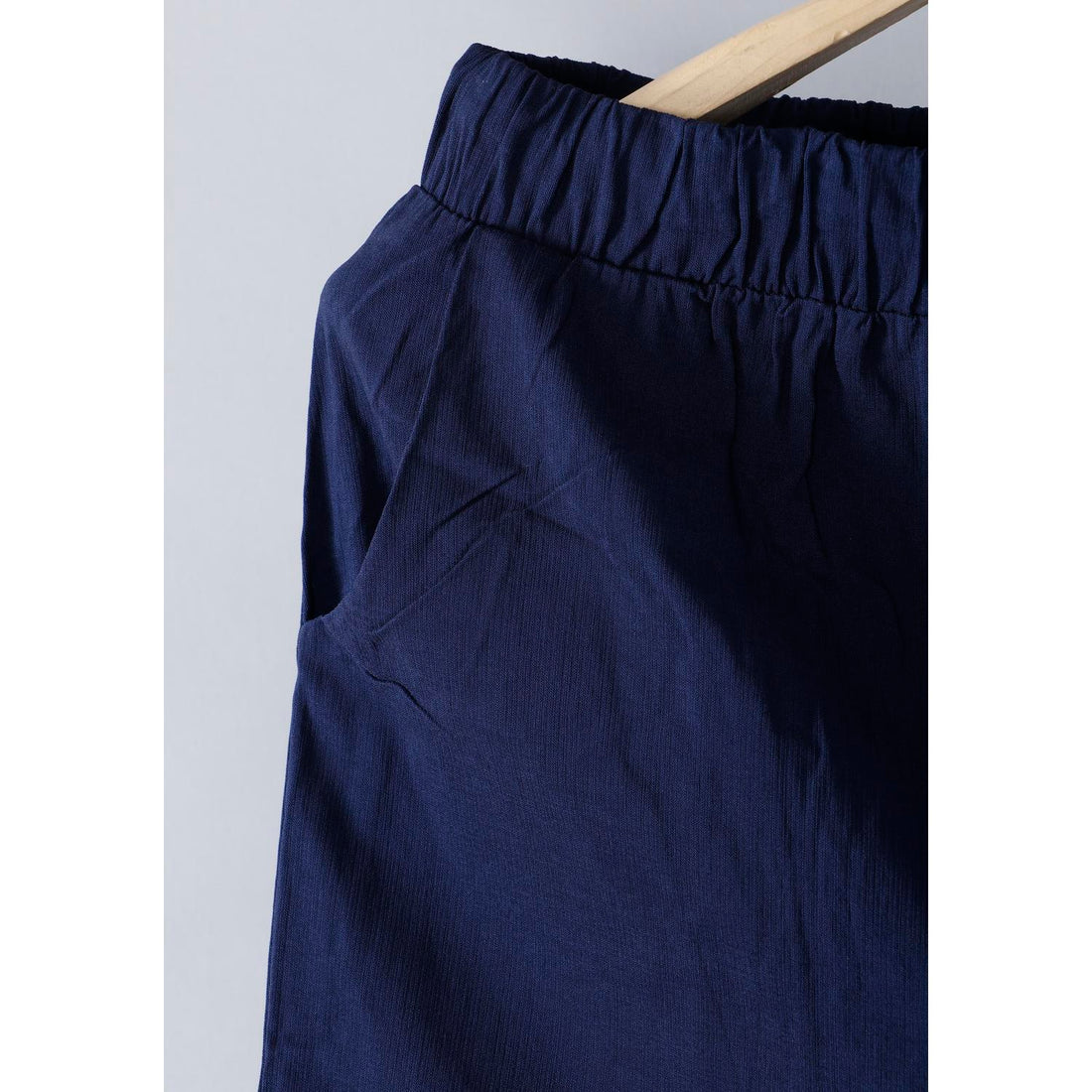 Women's Navy Blue Colour Cotton Pant