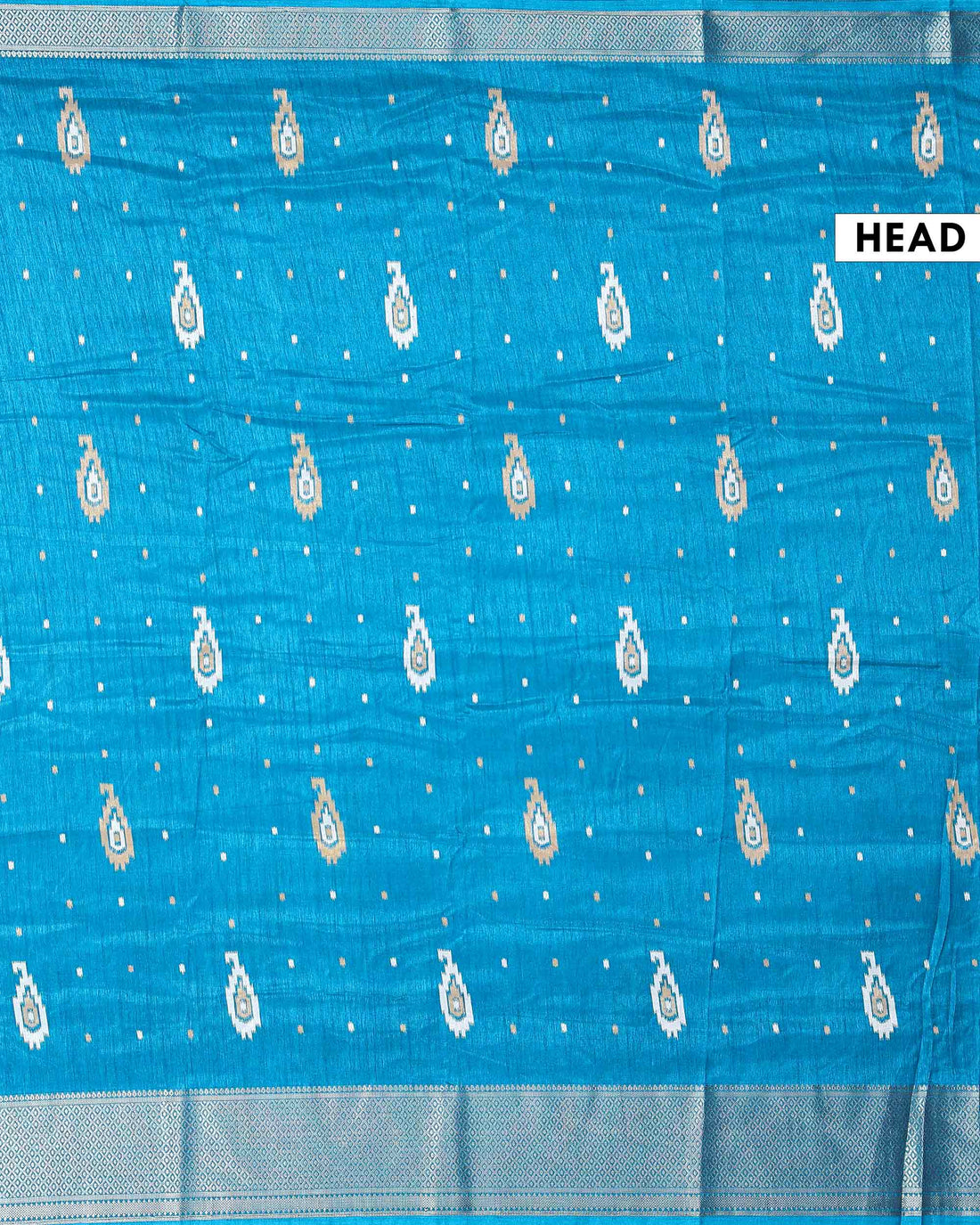 Elegant Dola Silk Saree with Subtle Traditional Butta Motifs and Rich Zari Woven Border - Blue