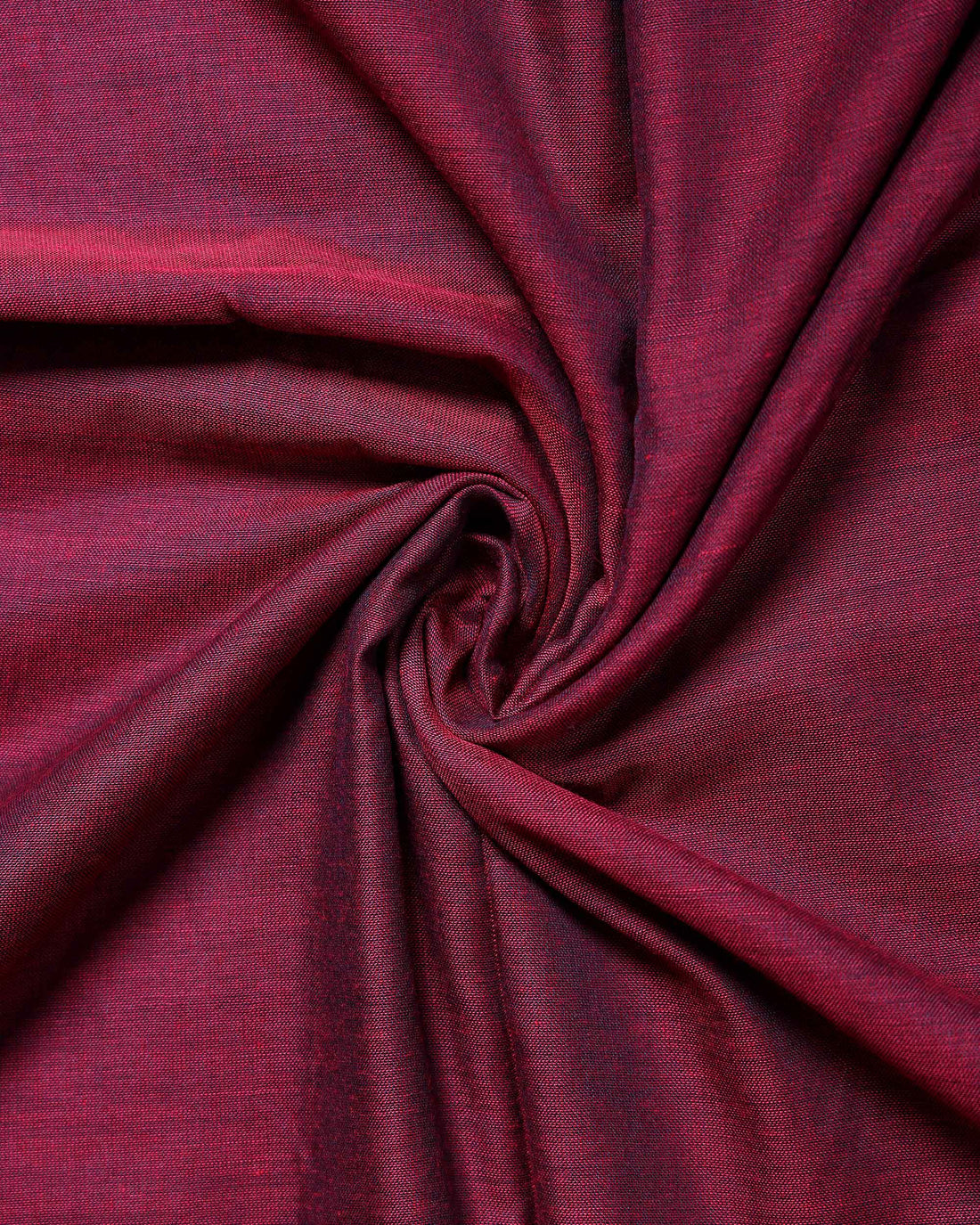 Traditional Khadi Cotton Saree with Woven Border and Contrast Printed Blouse Piece - Maroon