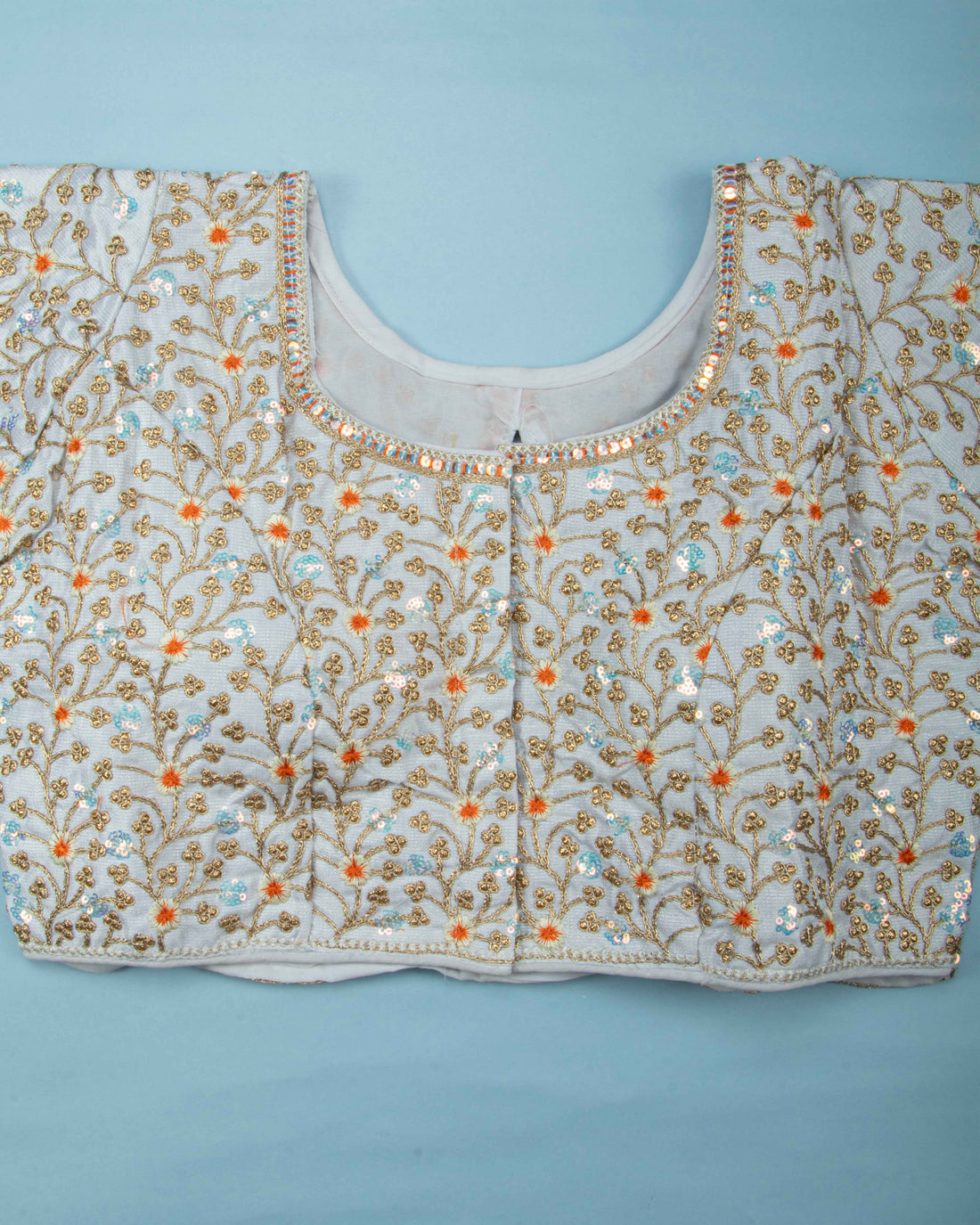 White Colour Readymade Blouse