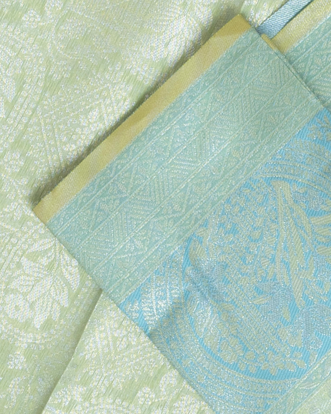 Green Color Elampillai Silk Cotton Sarees