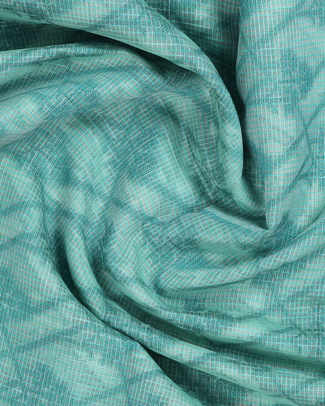 Elegance in Woven Design Semi Silk Saree  - Green