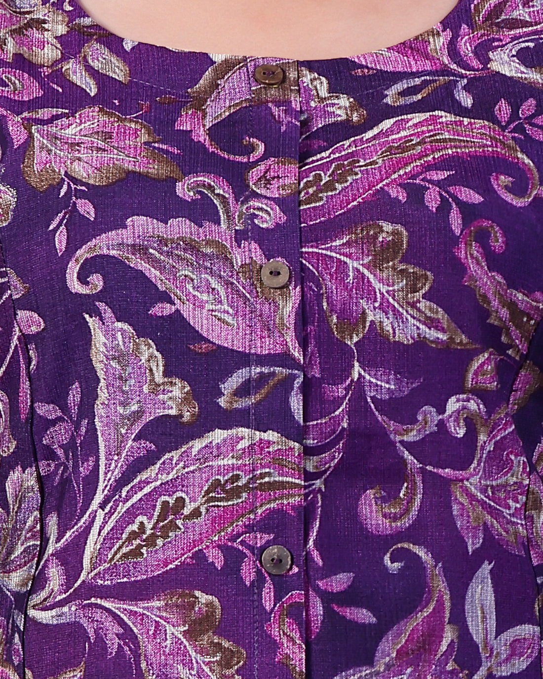 Purple Colour Top & Palazzo Set