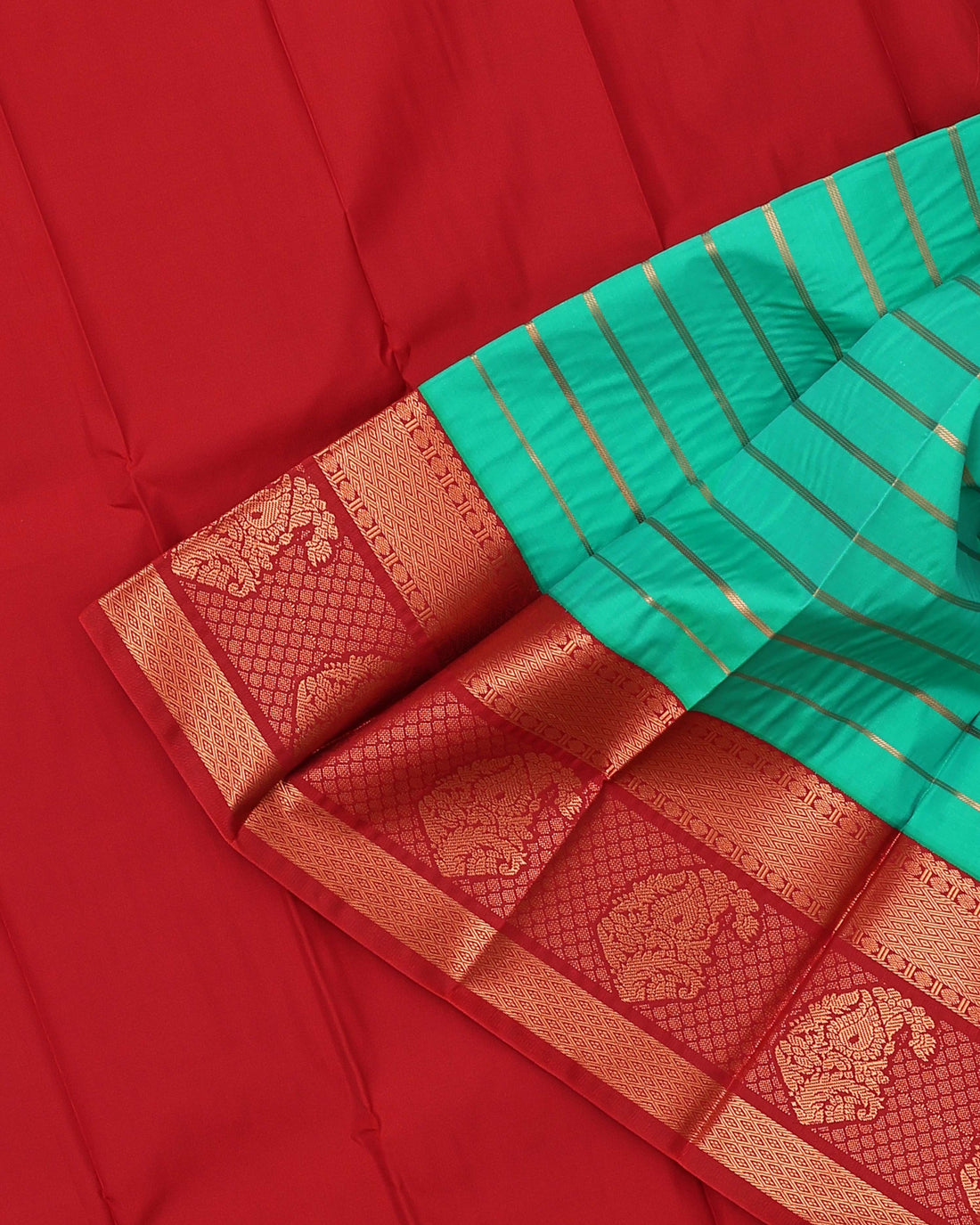 Premium Silk Saree - Green