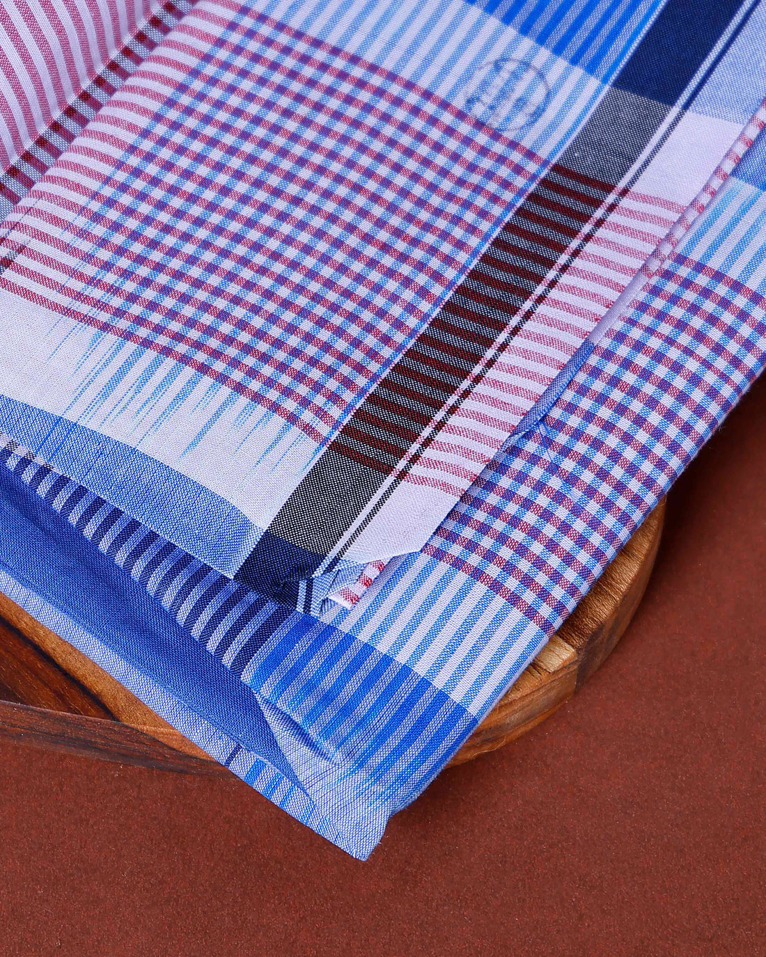 Sangu Brand Men's Premium Cotton Stripes Lungi Stitched - Multi