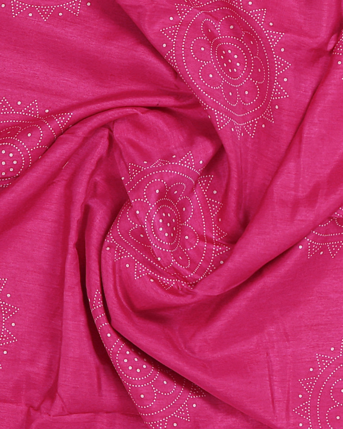 Dola Silk Saree With Contrast Border - Pink