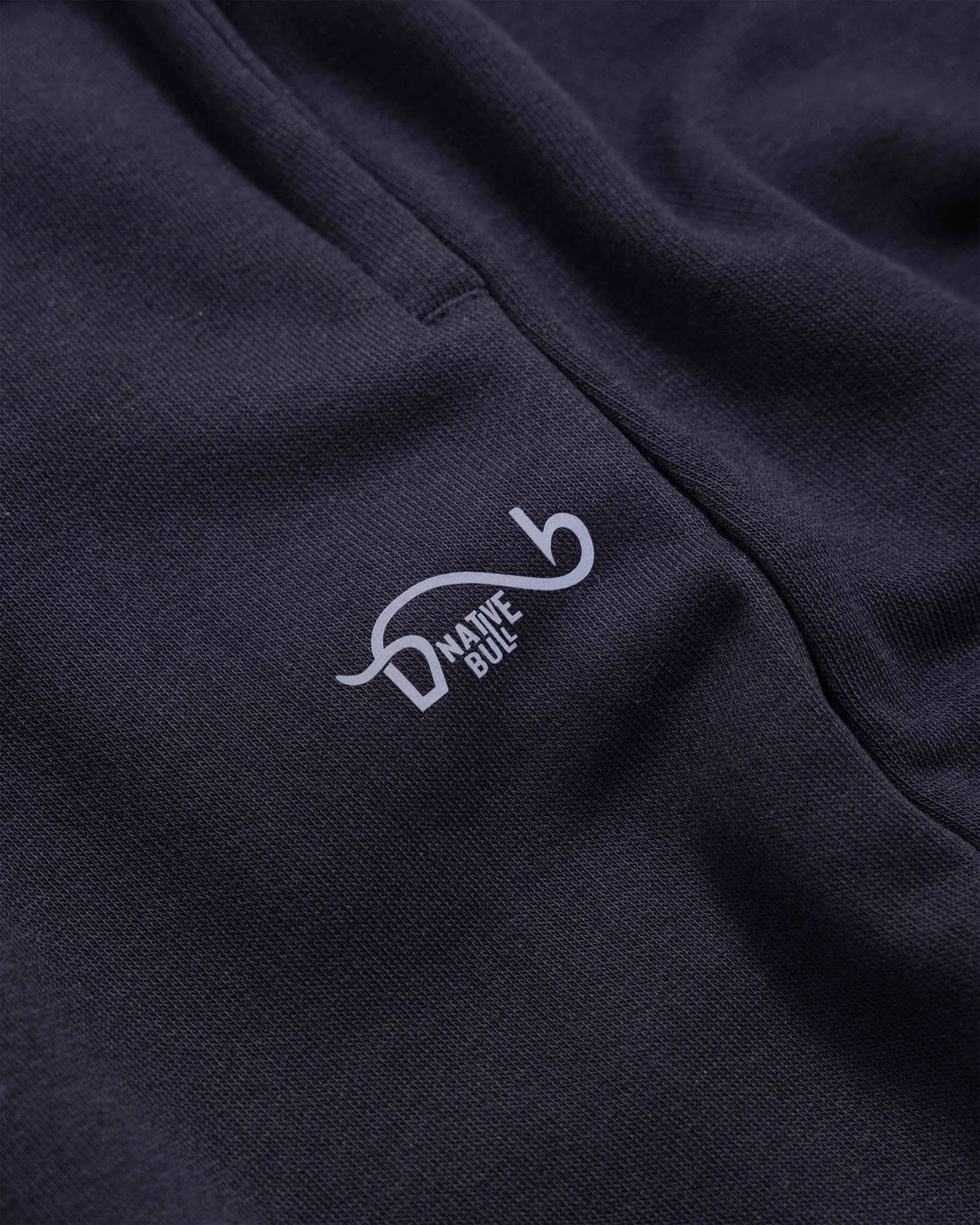 Men’s Jogger-Style Track Pant with Ribbed Cuffs and Adjustable Drawstring - Black