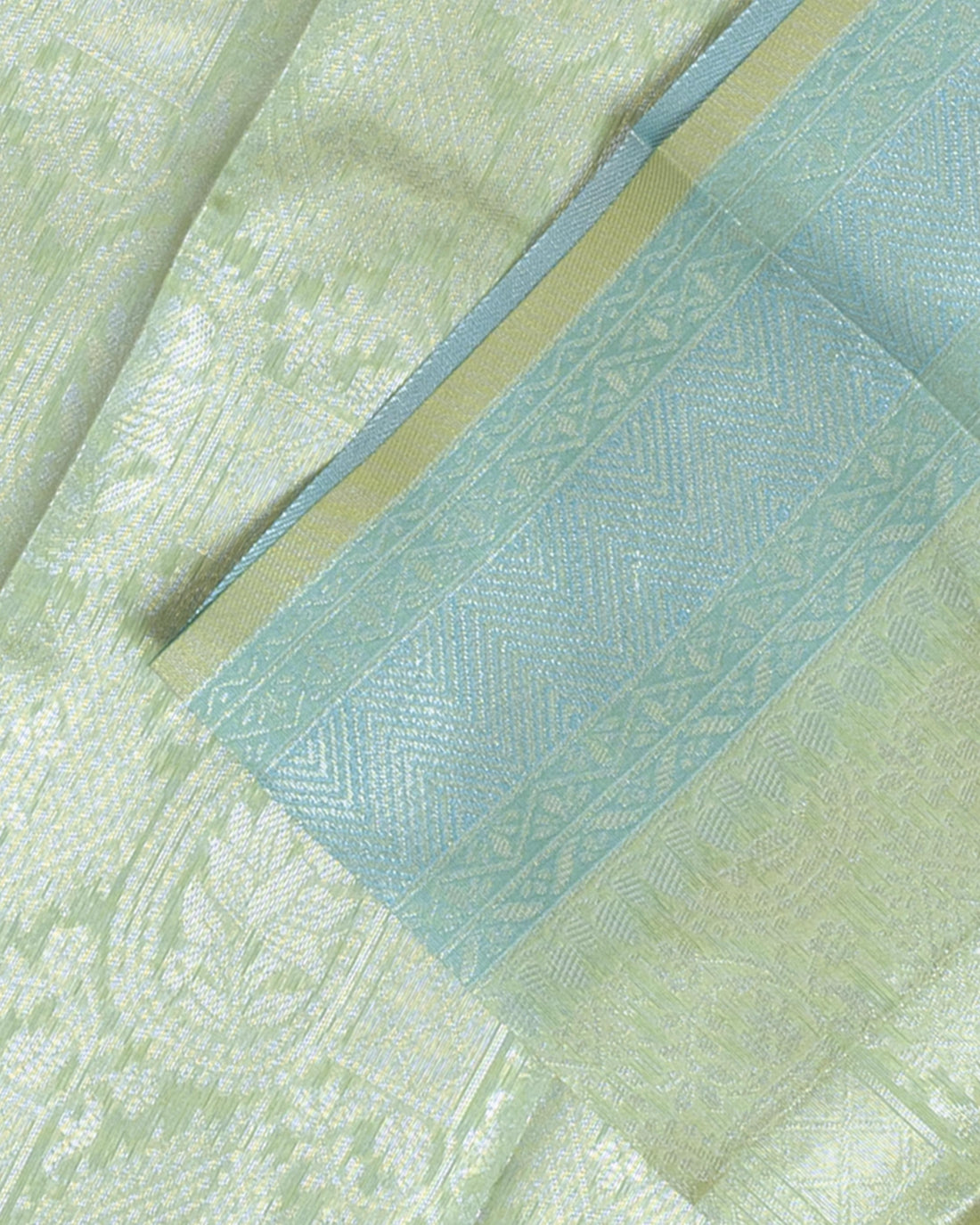Green Color Elampillai Silk Cotton Sarees