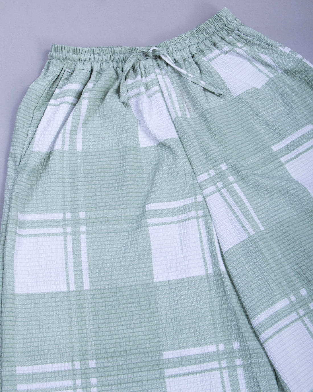 Buy Green With White Colour Womens Palazzo