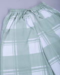 Buy Green With White Colour Womens Palazzo