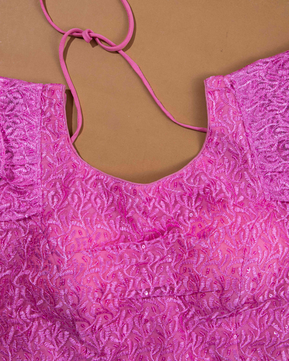Pink Colour Readymade Blouse