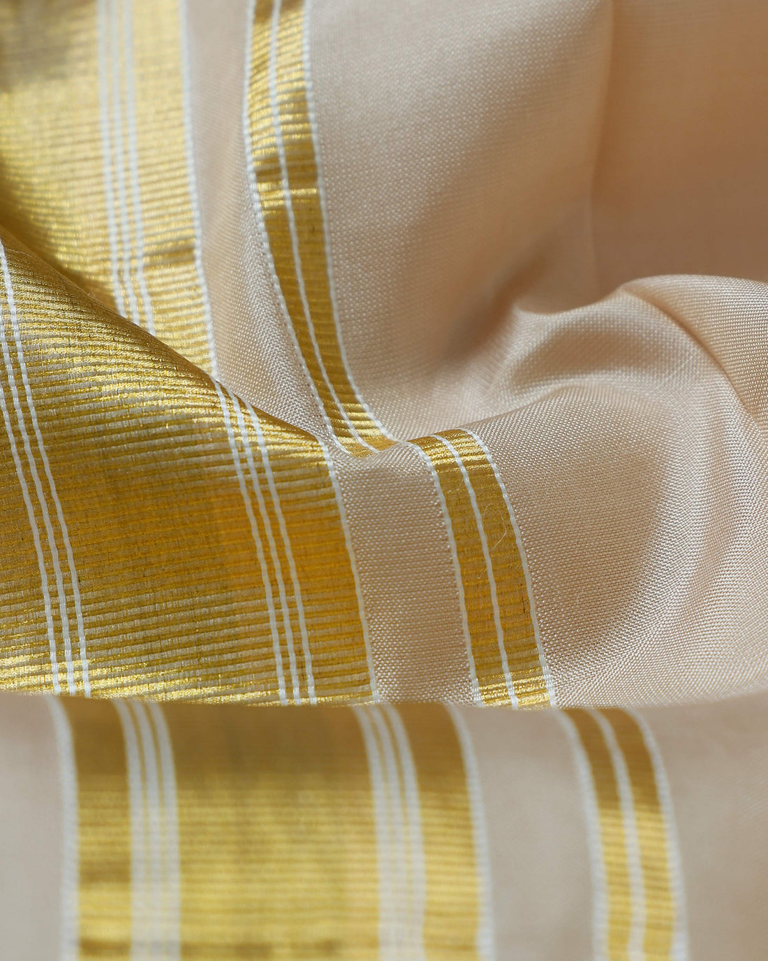 Copper Color Pure Silk Dhoti