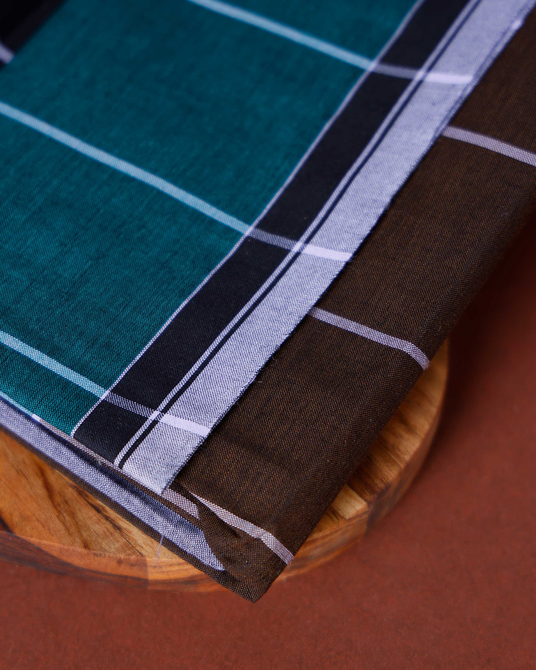 Sangu Brand Men's Premium Cotton Stripes Lungi Stitched - Multi
