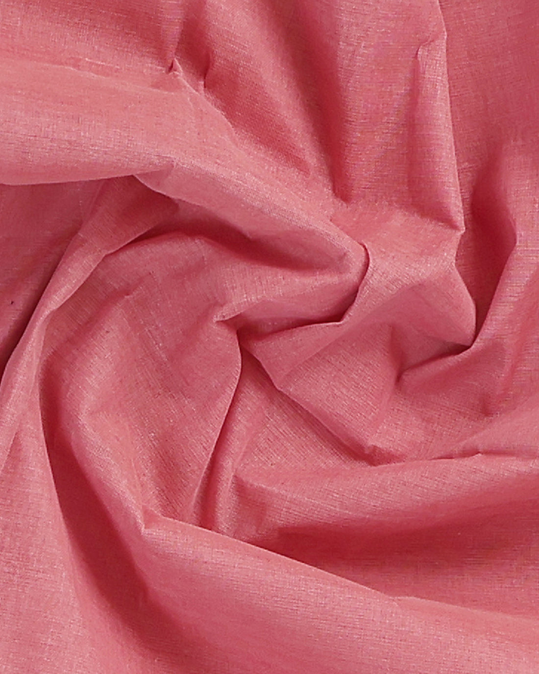 Elegant Solid Bengal Cotton Saree - Pink