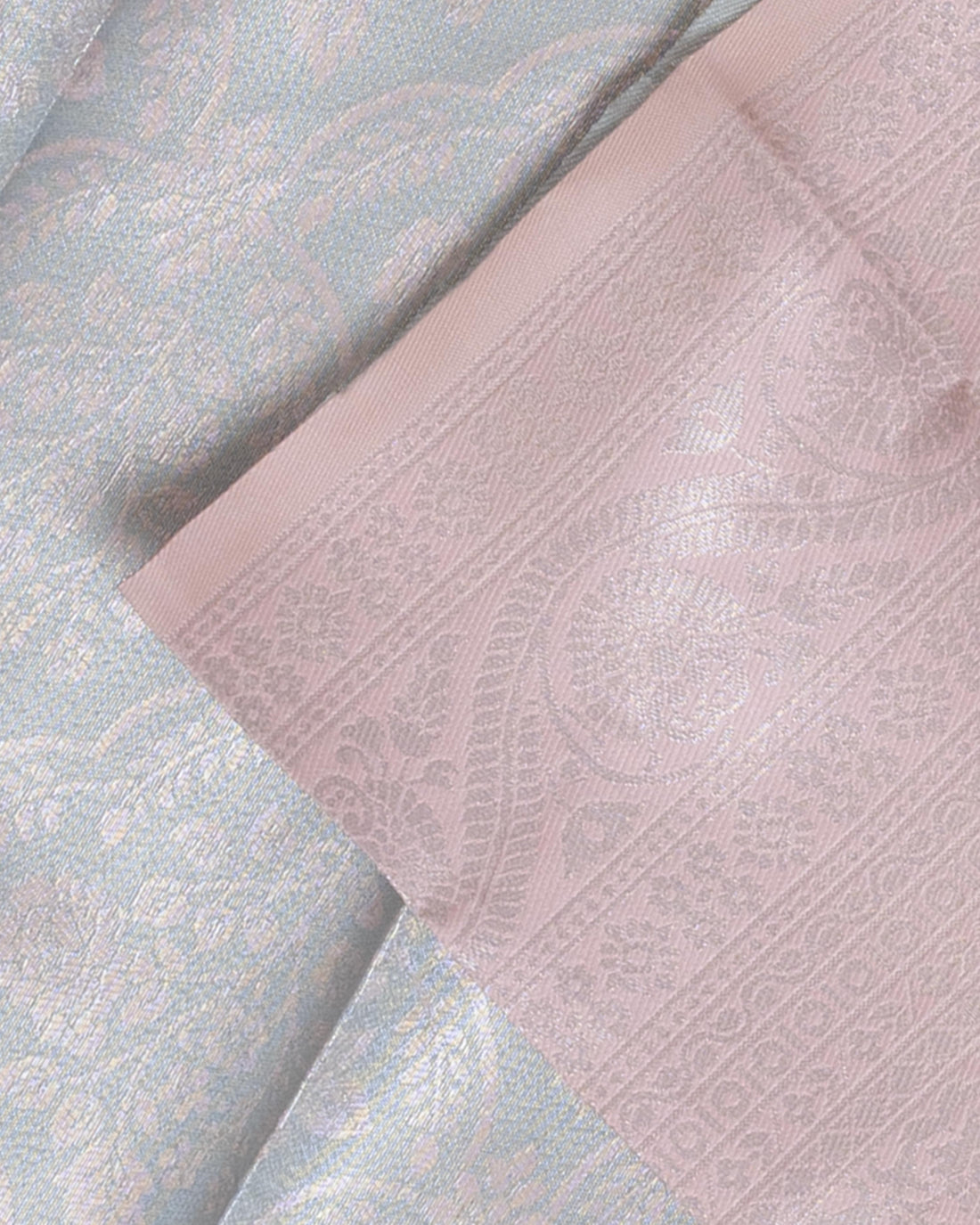 Elampillai Silk Cotton Saree with Traditional Weave - Grey