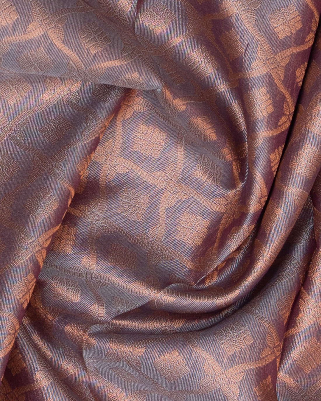 Lavender Color Silk Cotton Saree