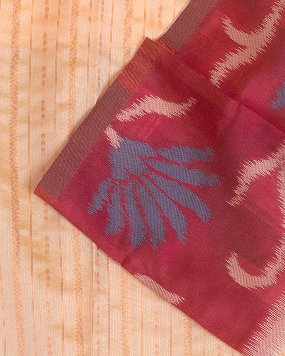 Sandal Color Elampillai Silk Cotton Sarees