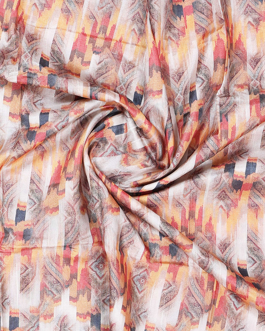 Dola Silk Saree With Woven Border - Multi