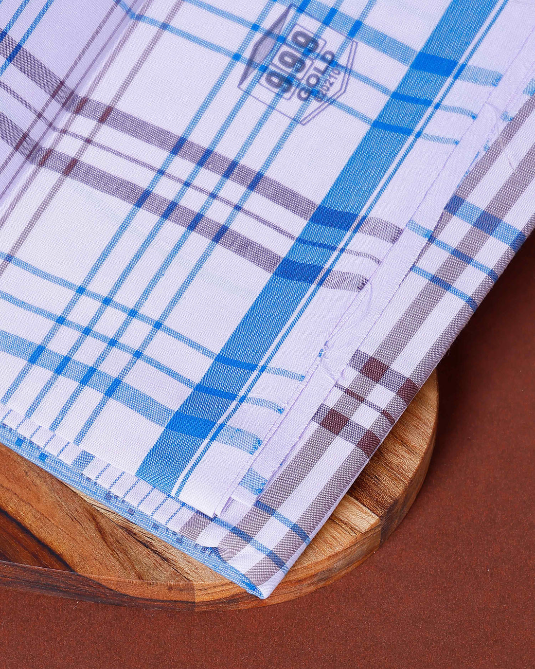 999 Brand Men's Premium Cotton Striped Lungi Stitched - White