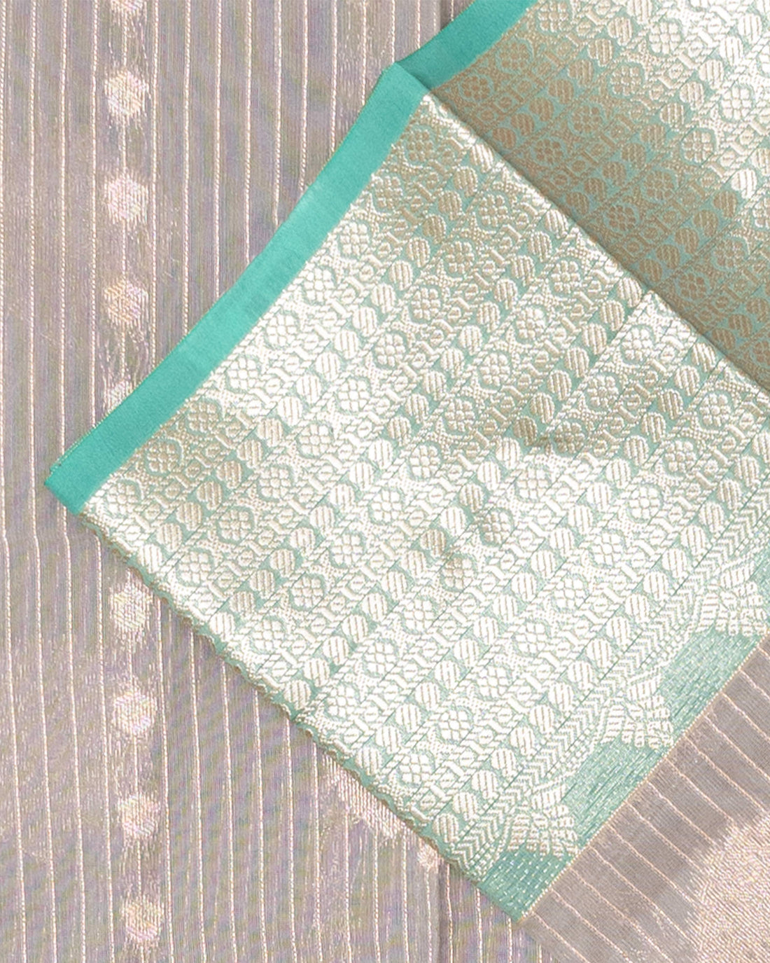 Grey Color Elampillai Silk Cotton Sarees