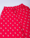 Buy Red Colour Womens Palazzo