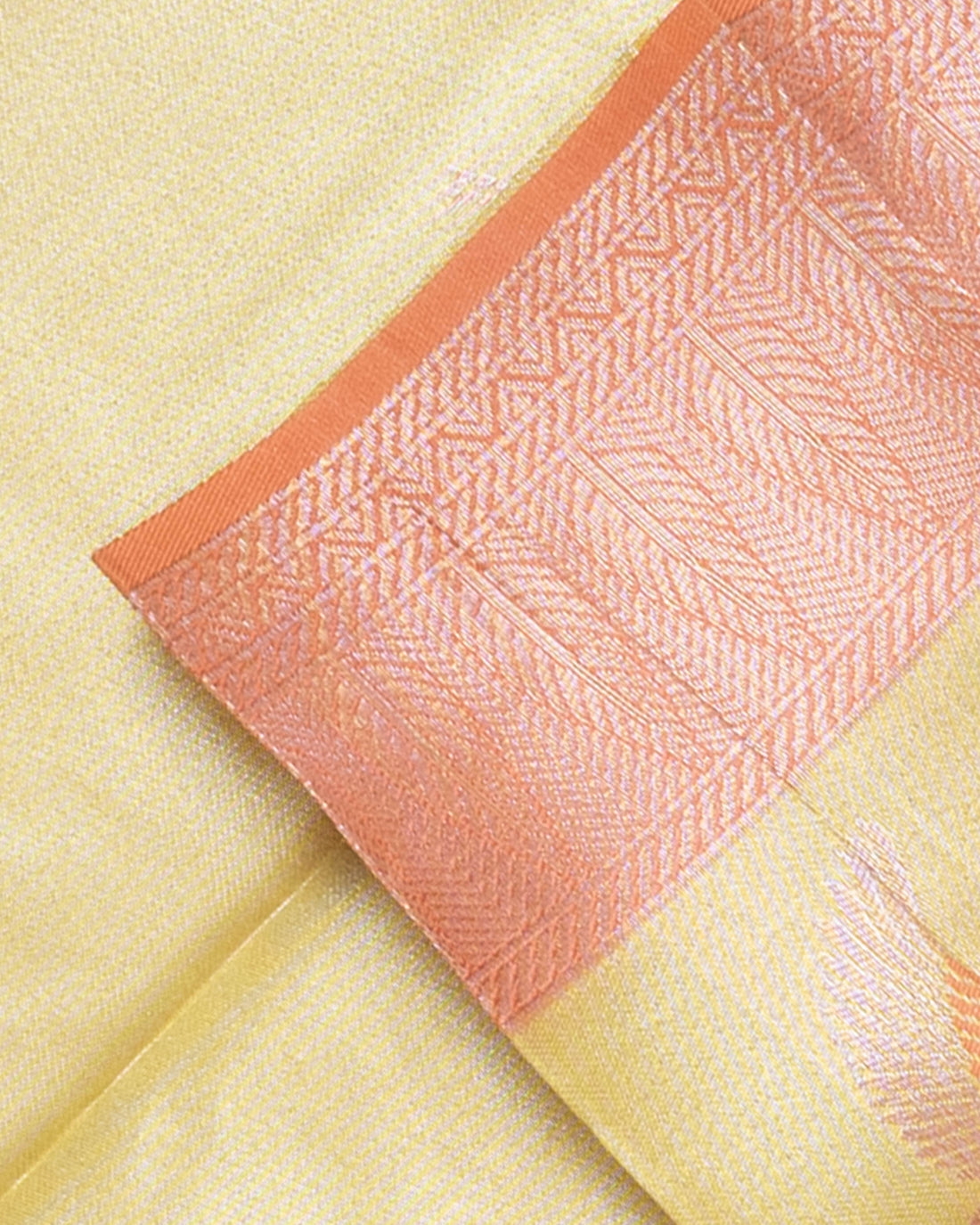 Yellow Color Elampillai Silk Cotton Sarees