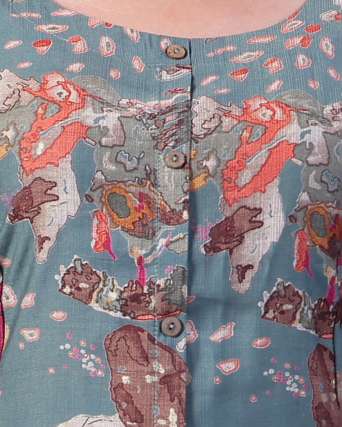 Floral Printed Kurta & Palazzo Set for Women - Green