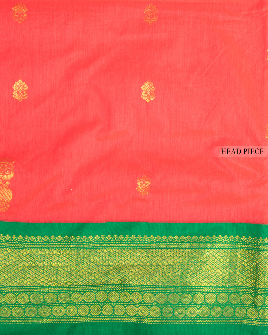 Peach Colour Kalyani Cotton Saree