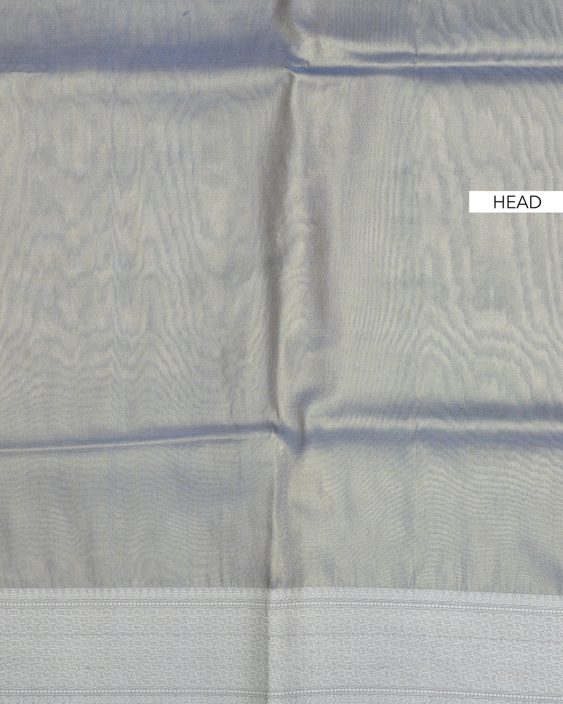 Ethnic Printed Tissue Saree - Grey