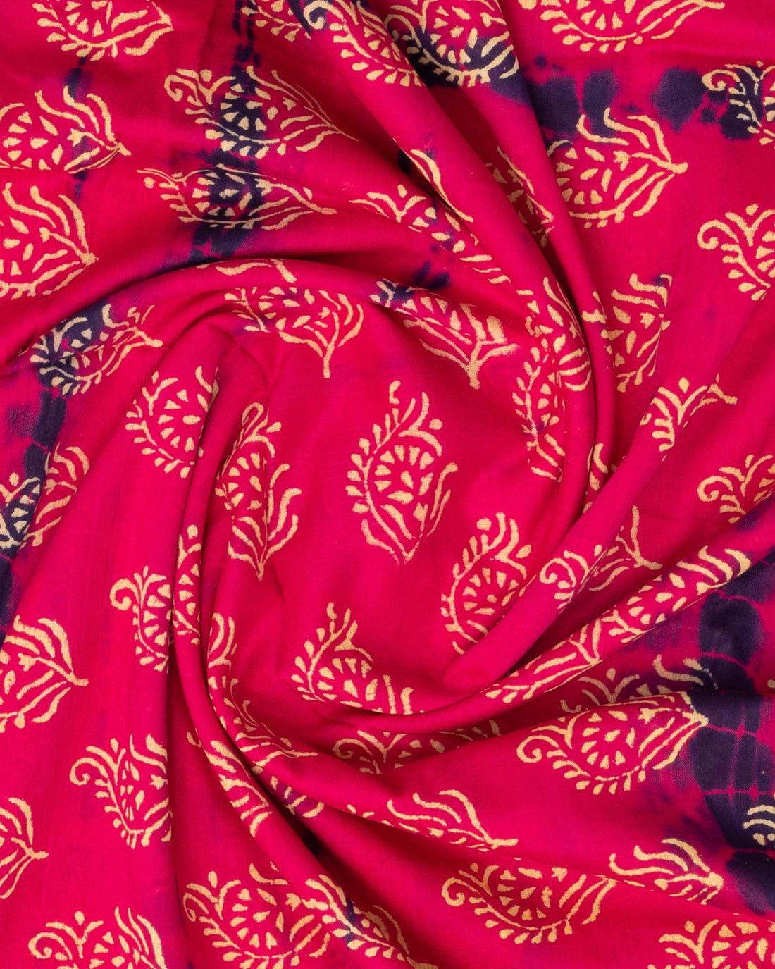 Dark Pink Colour Mul Mul Cotton Saree